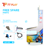 Nouvelle Machine de Flipper de Table à Monnayeur avec Écran LED, Jeu de Billes, Distributeur de Prix, Abordable et Économique