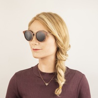 Lunettes de soleil classiques en métal et bois de qualité supérieure, unisexes, pour femmes, lunettes d'éclipse solaire, lunettes de sport pour femmes