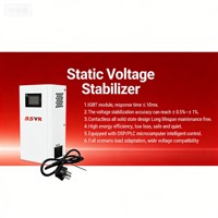 Régulateurs/Stabilisateurs de tension statiques silencieux 500VA 1000VA 220V 230V AC, stabilisateurs muraux AVR 80V-300V