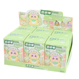 Caja Sorpresa de Peluche Oficial de la Serie V3 de Baby Three Lily Rabbit <span class=keywords><strong>Town</strong></span> - Set Sellado de 6 Cajas de 18cm Mejorado, Figura de Juguete Misteriosa con Cara de Vinilo - Product Image 1