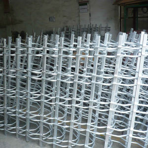 Support de sol commercial pour 5 vélos, support de <span class=keywords><strong>stationnement</strong></span> mobile en métal pour vélos - Product Image 6