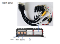 Vender bien HD vehículo cmsv6 monitoreo 4ch 4G GPS WiFi MDVR Cámara AHD 1080P 720P tarjeta SD vehículo DVR grabadora móvil MDVR Kit