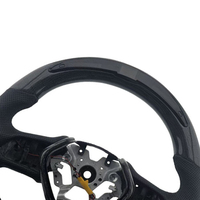 Volant en cuir perforé en fibre de carbone pour Infiniti Q50 Q50l Q60 avec écran LED, mise à niveau du volant de voiture