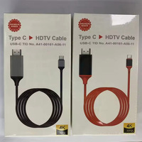 Kabel Adaptor Audio Video Tipe-C ke HD-MI Konverter HDTV Plug&Play untuk TV Ponsel Komputer Monitor Proyektor