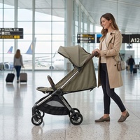 Poussette bébé pliable automatique de taille cabine, légère, pour nouveau-né, poussette de voyage durable, poussette bébé Air