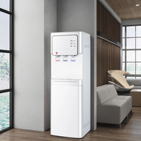Dispensador de enfriador de agua independiente frío y caliente de carga superior de alta calidad con refrigeración por compresor