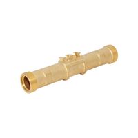 Compteur d'eau de tuyau en laiton Miniature jaune DN25 corps de chaleur à ultrasons compteur de chaleur à ultrasons Premium
