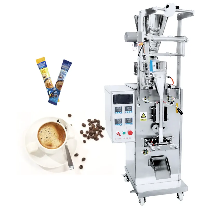 高速自動コーヒー包装機電気3in1コーヒースティックサシェ包装機