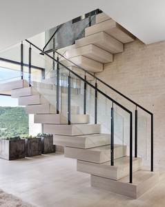 Système de balustrade en verre moderne en acier inoxydable avec poteau <span class=keywords><strong>pour</strong></span> escalier intérieur/extérieur, <span class=keywords><strong>balcon</strong></span>, terrasse, piscine, jardin, barrière - Product Image 3