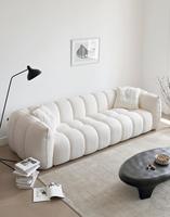 Modernes Weißes Modulares Kürbis-Sofa Edra Design Kunstobjekt-Möbel für Wohnzimmer Ausstellung und Sammlung
