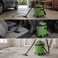 K-D/W 60L 2400W Aspirateur Cyclonique de Haute Qualité Grande Capacité Couleur Personnalisable Emballage de Marque pour Usage Industriel, Domestique, Garage, Voiture OEM