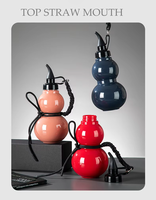 Gourde sportive Fulu en PC, style chinois mythique, pour étudiants (hommes et femmes), très tendance et aux couleurs éclatantes