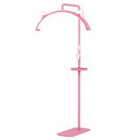 Lampe LED demi-lune en forme de U de 28 pouces avec oreilles de chat, lumière d'appoint pour le soin des yeux, idéale pour les tatouages des sourcils, le nail art et les extensions de cils en salon