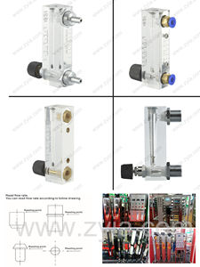 <span class=keywords><strong>Direct</strong></span> Lezen Draagbare Roestvrij Staal Glazen Buis Rotameter Water Flowmeter, Stikstof Gas <span class=keywords><strong>Flow</strong></span> <span class=keywords><strong>Meter</strong></span> - Product Image 5