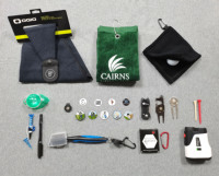 Accessoires de golf personnalisés OEM/ODM, cadeaux de golf de luxe, brosse, divot, pitch, sublimation, tee, marqueurs, vente en gros de cadeaux de golf
