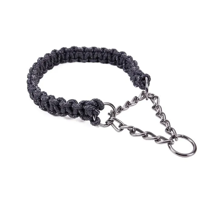 Guardian Gear Plain Nylon Martingale Choke Chain Hunde trainings halsband