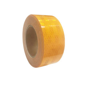 PET Metalized 5cm <strong>Conspicuous</strong> Tape Yellow Red White Conspicuity <strong>Reflective</strong> Tape for Vehicles - Product Image 6
