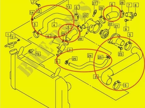 Kit de Tube de tuyau de tuyau de radiateur de haute qualité pour tuyau en Silicone SUZUKI SV650S <span class=keywords><strong>SV</strong></span> <span class=keywords><strong>650</strong></span> 1999-2002 peut personnaliser - Product Image 6