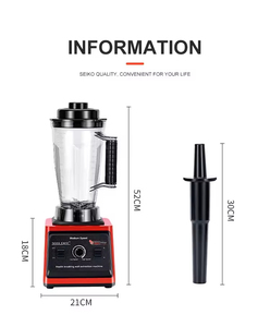 Licuadora de Alta Velocidad 3L 3 en 1, Máquina para Hacer Smoothies, Velocidad Variable, 5+ Velocidades, Trituradora de Hielo para el Hogar - Product Image 3