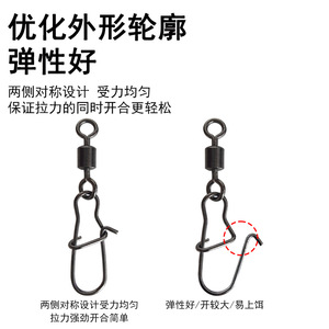 ตะขอเกี่ยวหมุน Huashengda สแตนเลส 0141 อุปกรณ์ตกปลา - Product Image 4