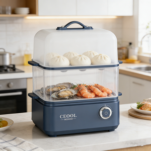Vente en gros usine – Nouveau Cuiseur <span class=keywords><strong>Vapeur</strong></span> Électrique Mini pour Œufs, Tendance 2026, Arrêt Automatique, Multifonctionnel, Cuisson Rapide - Product Image 3