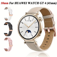 Bracelet de montre intelligente pour femme en cuir synthétique 18 mm/20 mm, design boucle sport, boucle à ardillon pour remplacement de montre intelligente MI