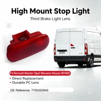 Nouveau feu stop homologué E-mark pour Renault Master, Opel Movano, Renault Mascott, Fiat Scudo, Citroën Jumpy, feu stop 7700352940