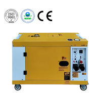 Petit générateur d'énergie 1.2 ~ 15kva Type silencieux pour camping familial marché de nuit irrigation agricole 50/60hz pour utilisation sur parking
