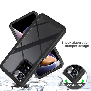 Funda protectora de Tpu a prueba de golpes para Xiaomi <span class=keywords><strong>Redmi10</strong></span> 11 note 8 9 10plus, carcasa frontal a la moda, antigolpes, 2 en 1 - Product Image 4