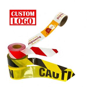 Logotipo de impresión personalizado, fibra óptica colorida, cable, cinta de advertencia, cartón de precaución de peligro multiestilo con cinta de advertencia - Product Image 1