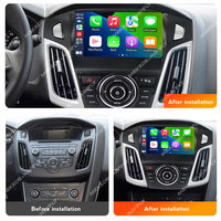 MEKEDE Android 11 8core 8 + 128G IPS De Voiture Audio Lecteur DVD pour Ford focus 2011 2012 2013 2014 2015 WIFI GPS Navigation RDS AM FM