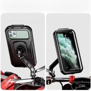 Support de téléphone rotatif et flexible pour vélo, étanche, sacoche de VTT noire, étui universel pour navigation GPS - Product Image 3