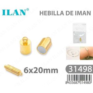 Chiusura Magnetica Ilan 6x20mm Cilindrica per Bracciali e Gioielli - Product Image 1