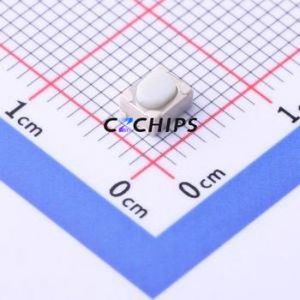 YTS1T0161AWJ00 Tactile Switch SMD Switch Single Pole Single Throw Oval Button 1.6N Vertical Mount - Product Image 1