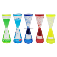Nouvelle conception Sablier à liquide Art déco Décoration d'intérieur Jouets sensoriels rotatifs en acrylique