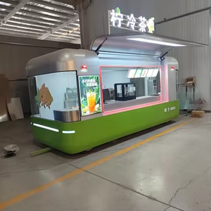 Ice Cream Coffee Fast Food Truck for Sale Aluminum Hot Dog <b>BBQ</b> Fully Equipped Restaurant Truck with Candy and Chips - Product Image 1