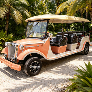 Suministro Directo de Fábrica: Vehículo Eléctrico de Turismo Clásico Retro de 8-11 Plazas para Parques y Resorts - Product Image 1