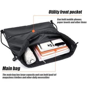 Wholesale Custom Polyester Shopping Drawstring <b>Bag</b> With Logo Promotional Nylon Carry Draw <b>String</b> Gym <b>Bag</b> Sports Backpack <b>Bag</b> - Product Image 5