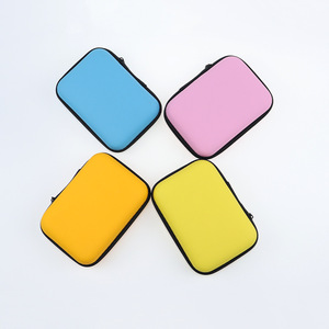 Multifunctional Orange Waterproof EVA Travel <strong>Bag</strong> for Data Cable Earphone Case <strong>Hard</strong> Disc Coin Purse - Product Image 3