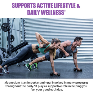 Cápsulas de Magnesio de Alta Calidad, Complejo de Magnesio que Apoya un Estilo de Vida Activo y el Bienestar Diario del Cuerpo, Suplemento Dietético - Product Image 5
