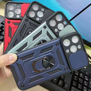 Étuis de téléphone portable à fenêtre coulissante pour Tecno Pova <span class=keywords><strong>6</strong></span> porte-anneau béquille caméra housses arrière de protection pour Tecno Camon 30 5G - Product Image 2