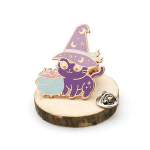 Goupilles à revers en émail dur et personnalisé, badge de sirène de mer, pour souvenir, avec poudre scintillante, plaqué or, de haute qualité, 20 pièces - Product Image 6