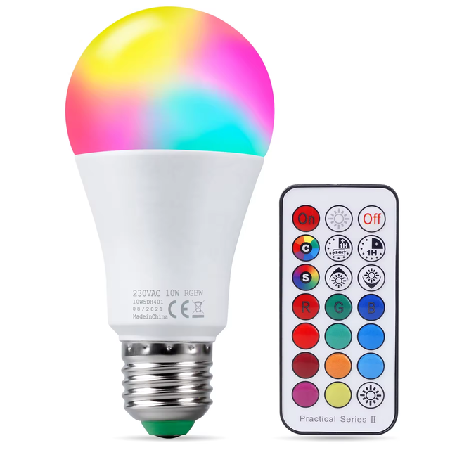 9W LED Smart Light Bulb for Home Use with Alexa & Google Home Control AC Power E27 & B22 Base Types