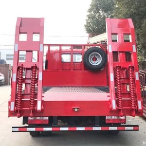 FAW 5-8 ton düşük düz taşıma aracı çekici kamyon mekanik ekipman ekskavatör forklift buldozer taşınmasında - Product Image 6
