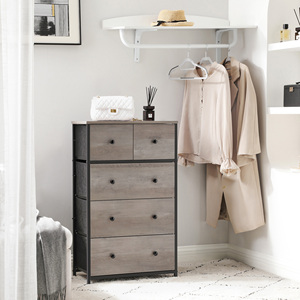 SONGMICS <span class=keywords><strong>Commode</strong></span> de style industriel <span class=keywords><strong>Commode</strong></span> 4 couches <span class=keywords><strong>5</strong></span> <span class=keywords><strong>tiroirs</strong></span> - Product Image 4