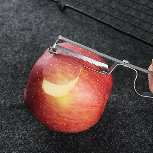 Éplucheur en acier inoxydable, ensemble de 3 pièces, râpe à fruits, légumes, pommes de terre, melon, outil de cuisine - Product Image 1