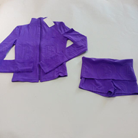 Ensemble de yoga 2 pièces pour femmes : veste à demi-zip à manches courtes et short d'été, personnalisable avec logo, par les fabricants de vêtements 2026