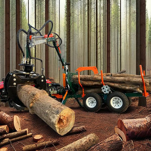 Remolque <span class=keywords><strong>Forestal</strong></span> Profesional con Grúa, Control Remoto, <span class=keywords><strong>Cabrestante</strong></span> Hidráulico, Tracción 4x4, Capacidad <span class=keywords><strong>de</strong></span> 2 Toneladas para Operaciones Forestales - Product Image 1