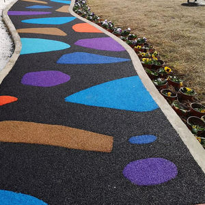 Переработанные влажные резиновые гранулы EPDM, непромокаемые противоскользящие резиновые частицы для парка развлечений, для спортивной площадки - Product Image 5