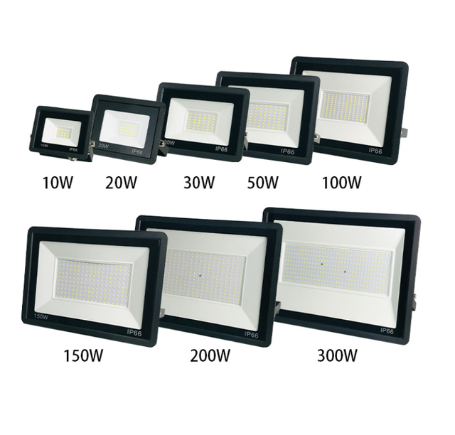 Flood Light LED Outdoor Ultra-thin Projection Light 10W 20W 30W 100W 200W Waterproof IP 66 Anti Glare Stadium Flood Light